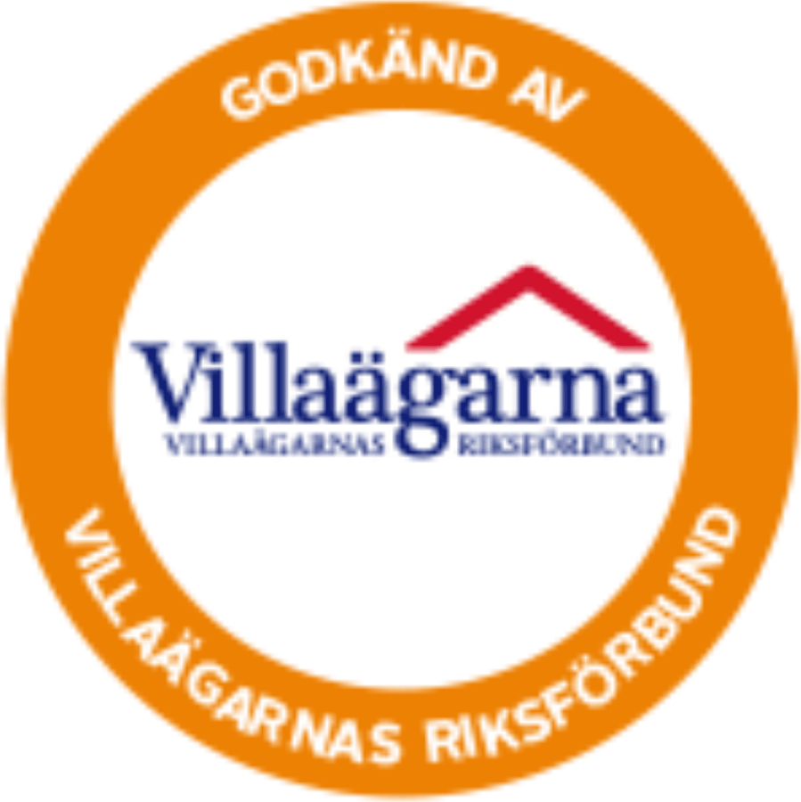 Godkänd av Villaägarnas Riksförbund
